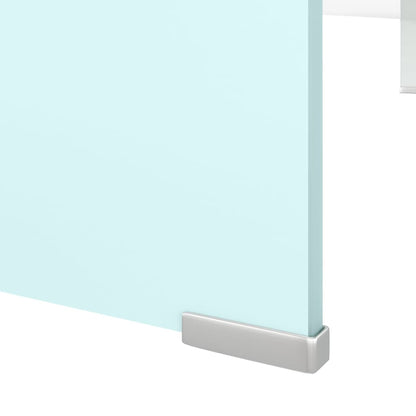 vidaXL TV Stand/Monitor Riser Glass Green 110x30x13 cm