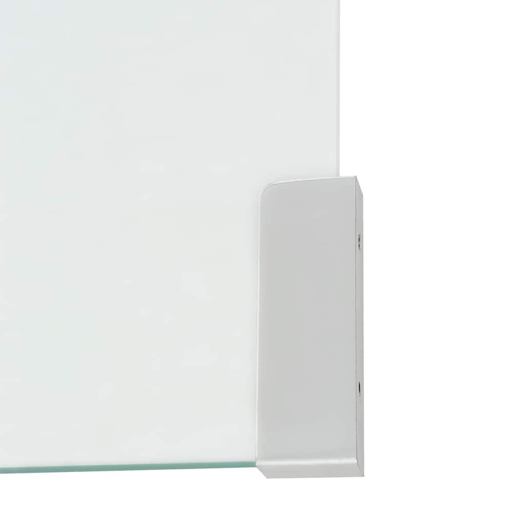244189 vidaXL Coffee Table Tempered Glass 98x45x30 cm Clear