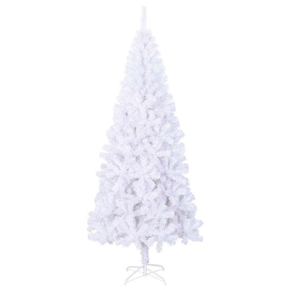 vidaXL Artificial Christmas Tree | White | PVC, Steel | 240 cm