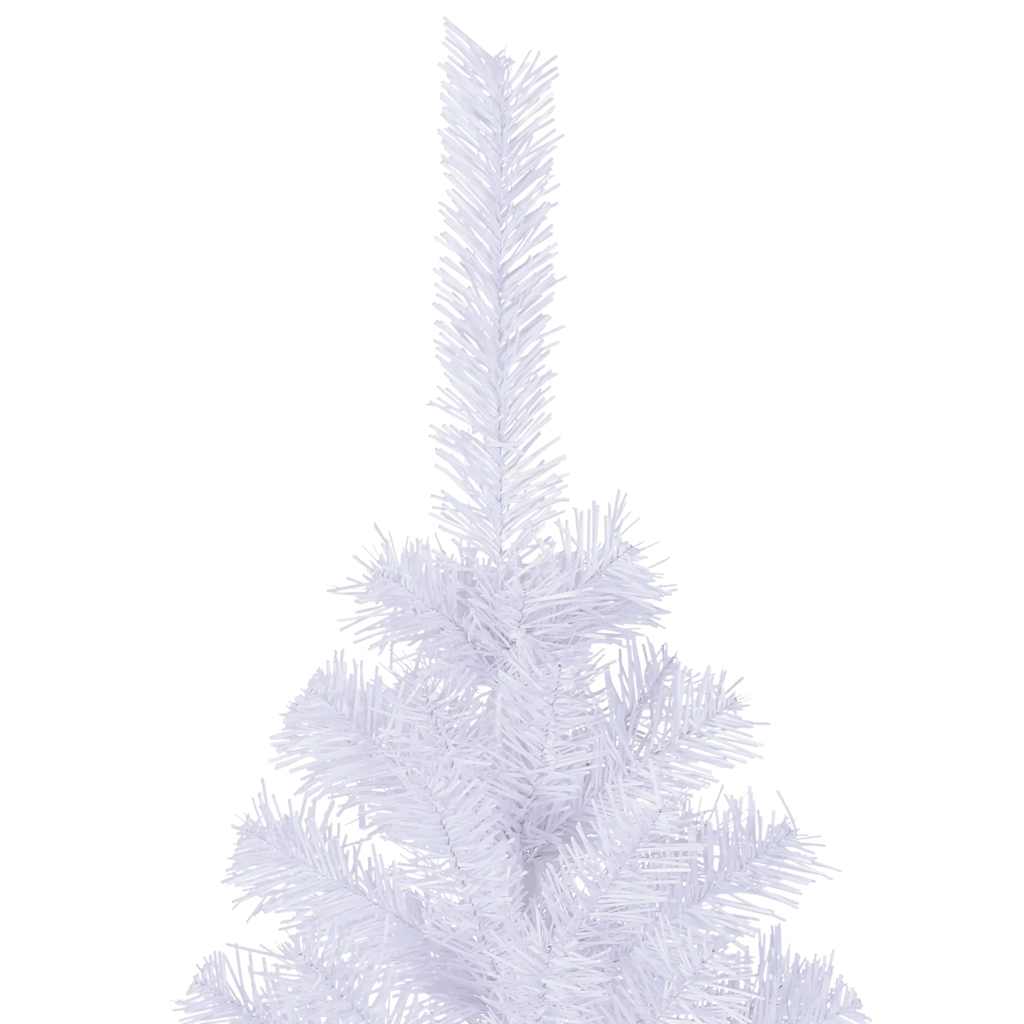 vidaXL Artificial Christmas Tree | White | PVC, Steel | 240 cm