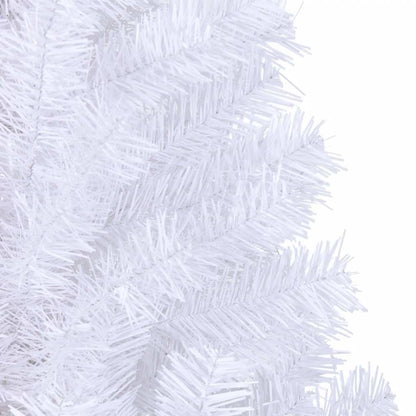 vidaXL Artificial Christmas Tree | White | PVC, Steel | 240 cm