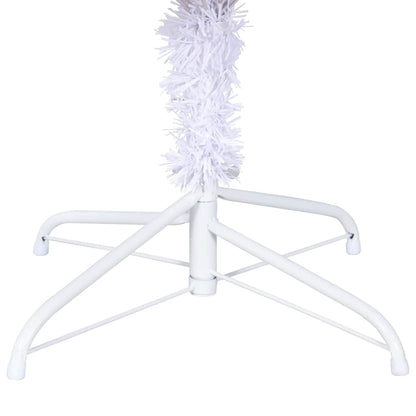 vidaXL Artificial Christmas Tree | White | PVC, Steel | 240 cm