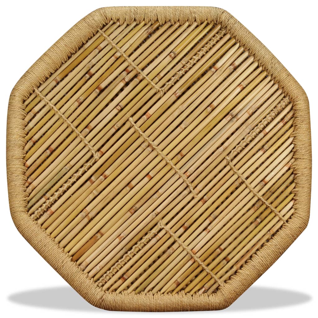vidaXL Coffee Table Bamboo Octagon 60x60x45 cm