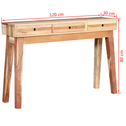 vidaXL Console Table Solid Reclaimed Wood