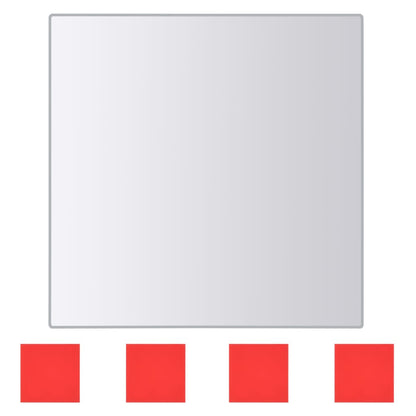 vidaXL Wall Mirror | Set of 8 | Transparent | Glass
