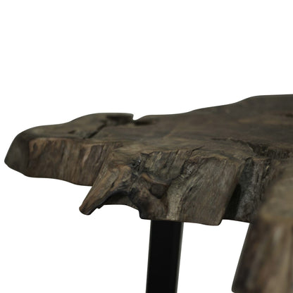 vidaXL Coffee Table Genuine Teak 80x70x38 cm
