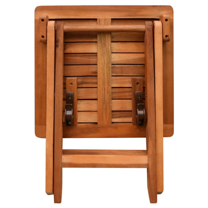 vidaXL Sun Loungers 2 pcs with Table Solid Acacia Wood