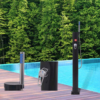 vidaXL Solar Shower 8 L PVC Steel