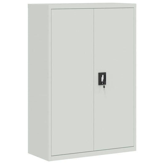 vidaXL Office Cabinet 90x40x140cm Steel Grey