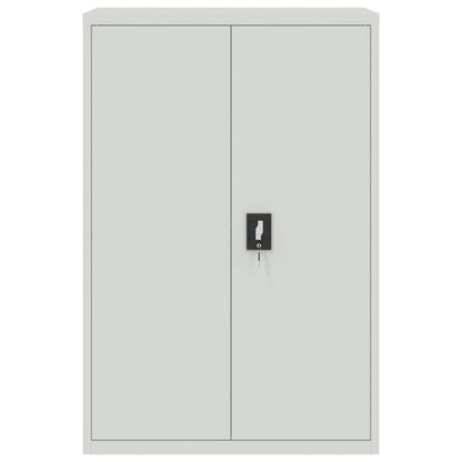 vidaXL Office Cabinet 90x40x140cm Steel Grey