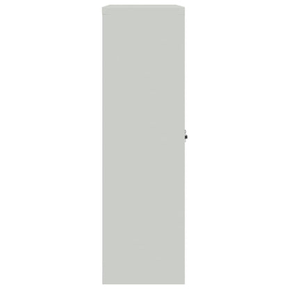 vidaXL Office Cabinet 90x40x140cm Steel Grey