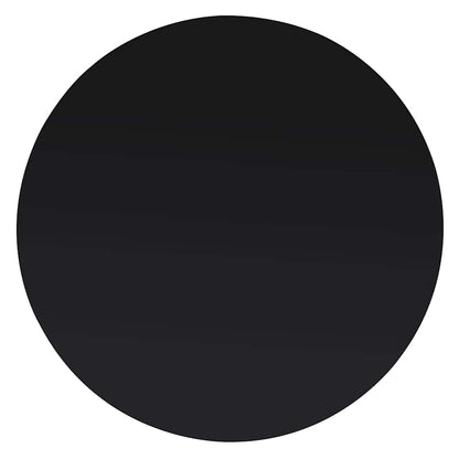 vidaXL Table Top | Black | Tempered Glass | 300 mm diameter | Scratch-resistant