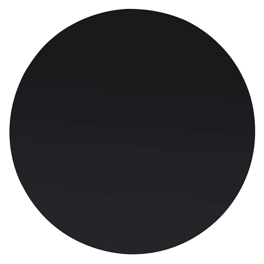 vidaXL Table Top | Black | Tempered Glass | 300 mm diameter | Scratch-resistant