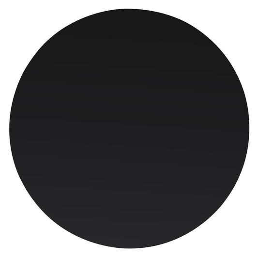 vidaXL Table Top | Black | Tempered Glass | 600 mm Diameter | Heat-resistant