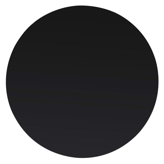 vidaXL Table Top | Black | Tempered Glass | 800 mm | Table Top | Round | Modern