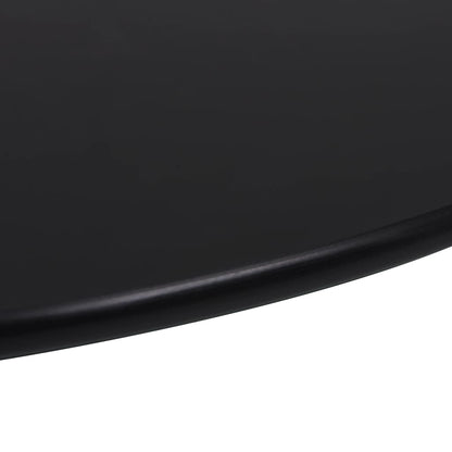 vidaXL Table Top | Black | Tempered Glass | 800 mm | Table Top | Round | Modern