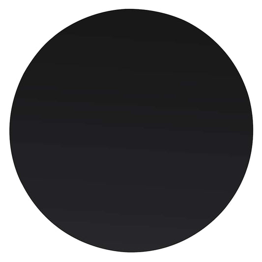 vidaXL Table Top | Black | Tempered glass | 900 mm | Durable | Table Top | Round