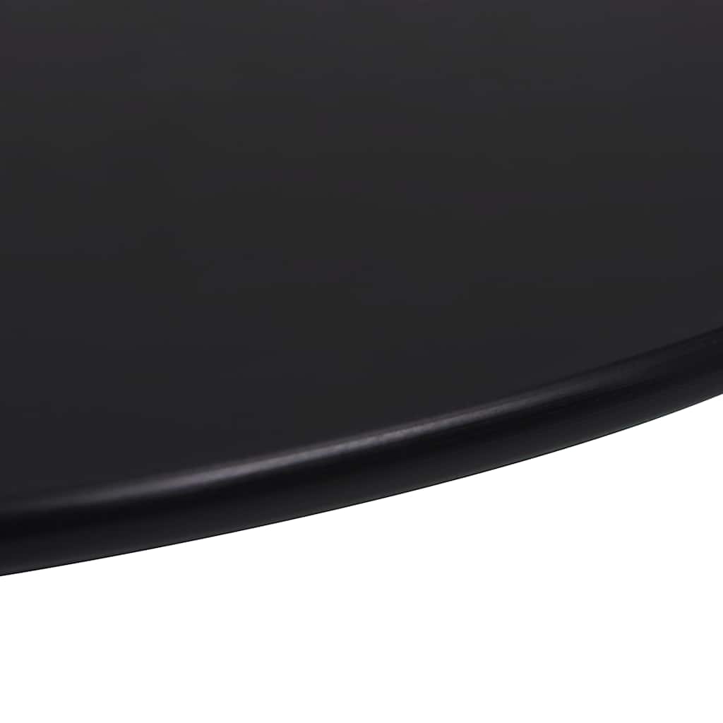 vidaXL Table Top | Black | Tempered glass | 900 mm | Durable | Table Top | Round