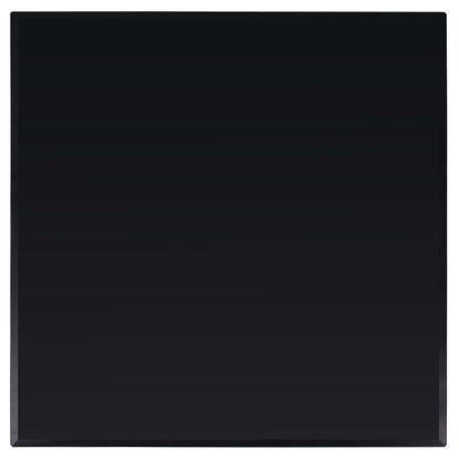 vidaXL Table Top | Black | Tempered glass | 800 x 800 mm