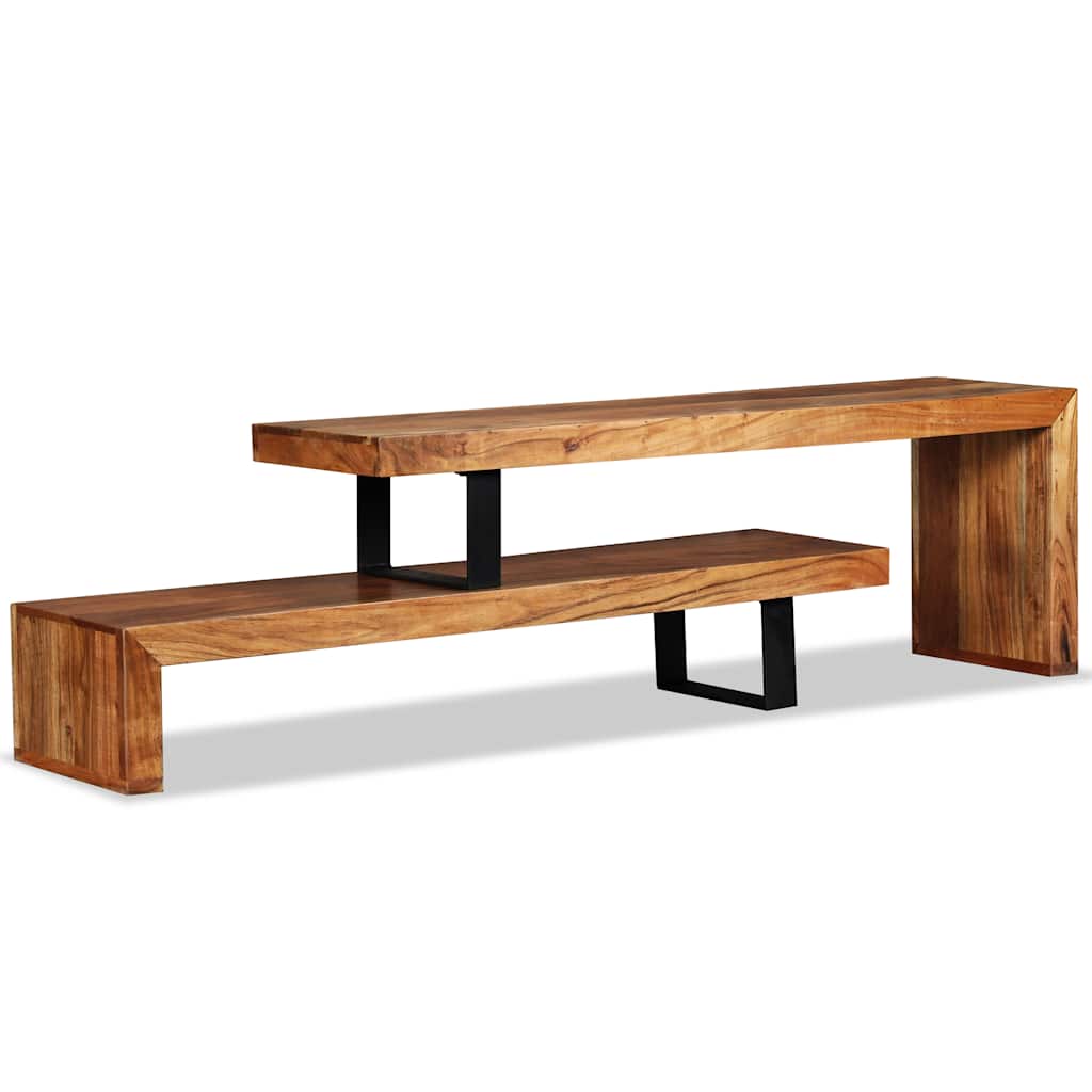 244583 vidaXL TV Stand Solid Acacia Wood