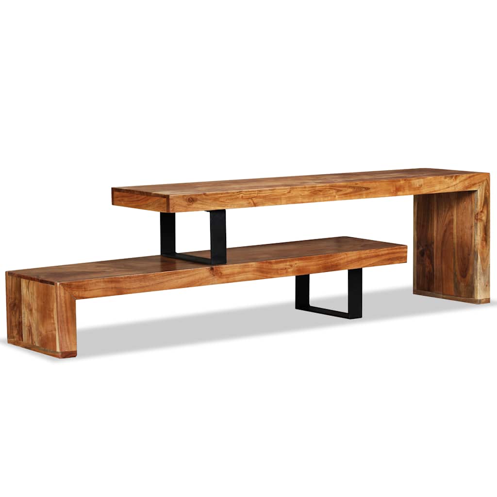 244583 vidaXL TV Stand Solid Acacia Wood
