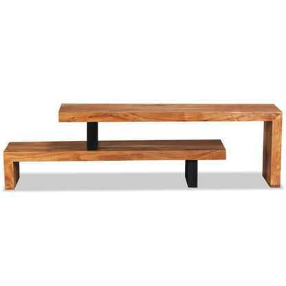 244583 vidaXL TV Stand Solid Acacia Wood