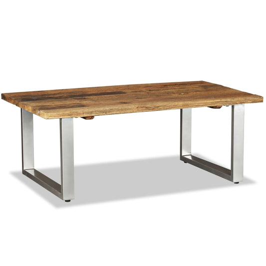 244586 vidaXL Coffee Table Solid Reclaimed Wood 100x60x38 cm