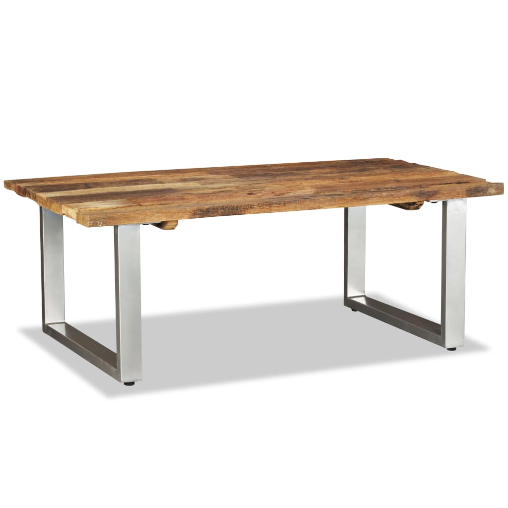 244586 vidaXL Coffee Table Solid Reclaimed Wood 100x60x38 cm