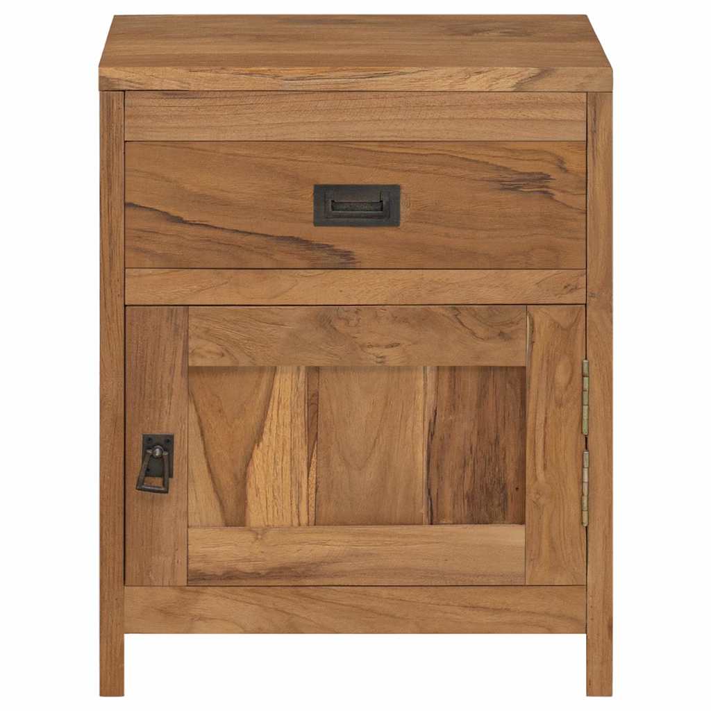 vidaXL Bedside Cabinet Solid Teak 40x30x50 cm