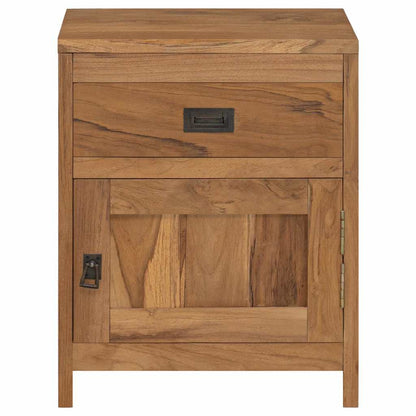 vidaXL Bedside Cabinet Solid Teak 40x30x50 cm