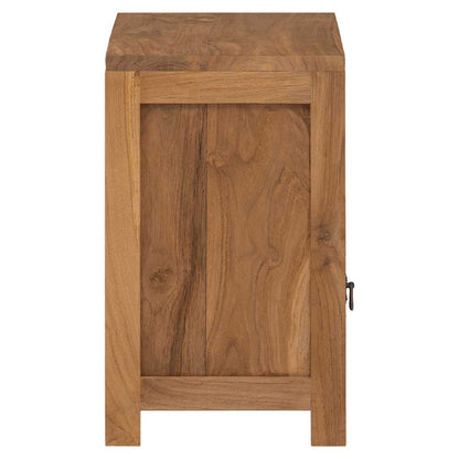 vidaXL Bedside Cabinet Solid Teak 40x30x50 cm