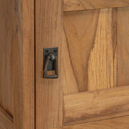 vidaXL Bedside Cabinet Solid Teak 40x30x50 cm