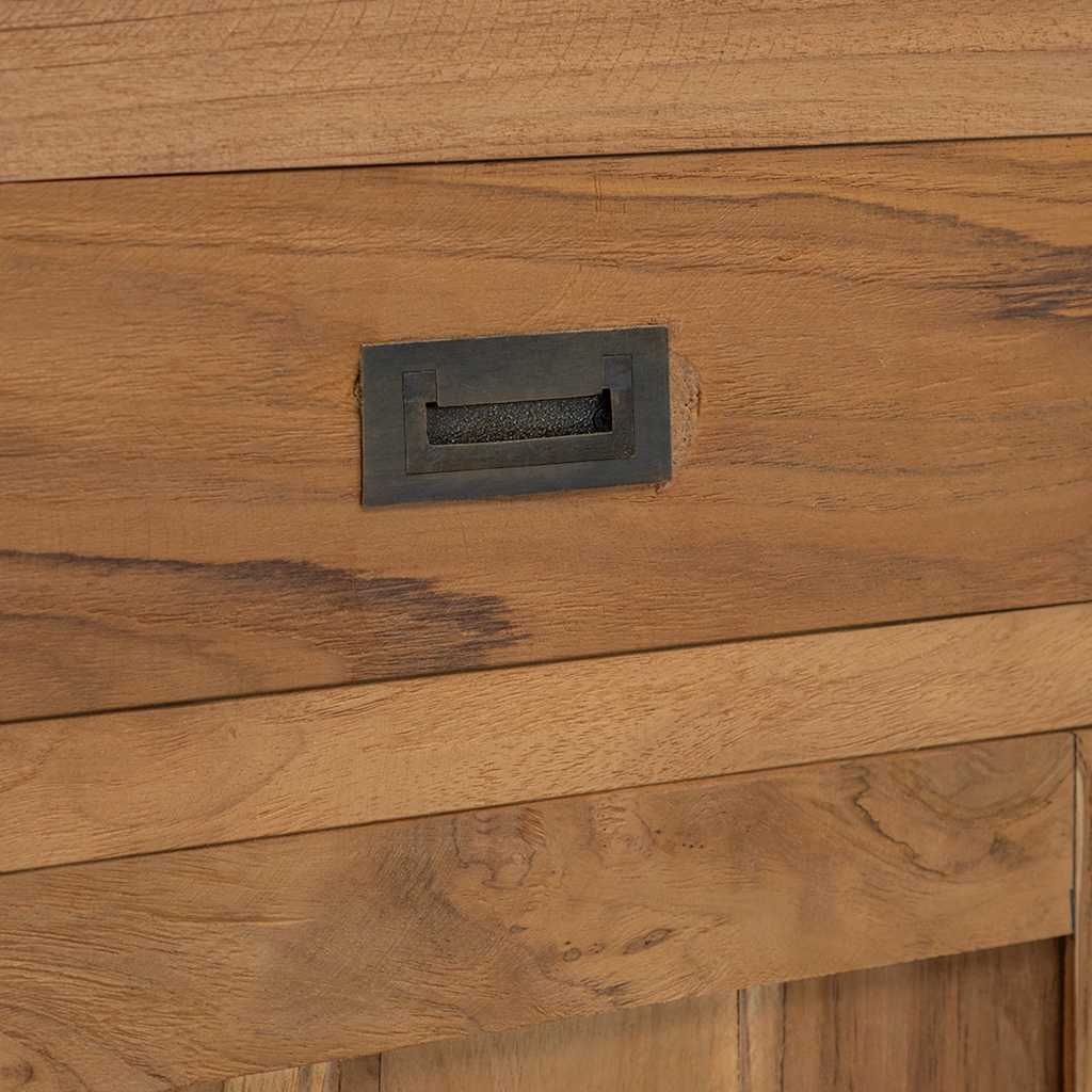vidaXL Bedside Cabinet Solid Teak 40x30x50 cm
