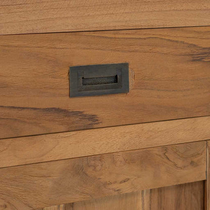 vidaXL Bedside Cabinet Solid Teak 40x30x50 cm