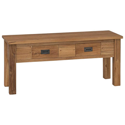 vidaXL Hall Bench Solid Teak 90x30x40 cm