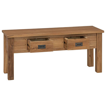 vidaXL Hall Bench Solid Teak 90x30x40 cm