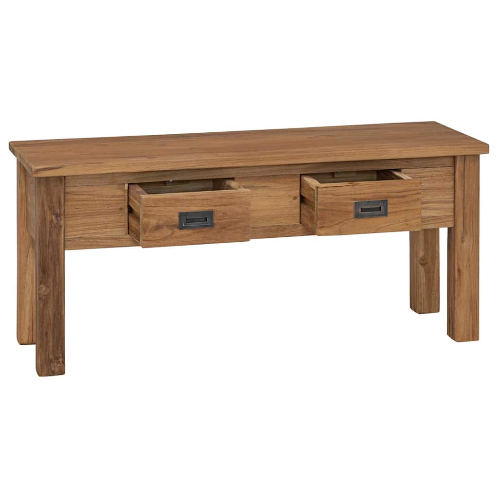244486 vidaXL Hall Bench Solid Teak 90x30x40 cm