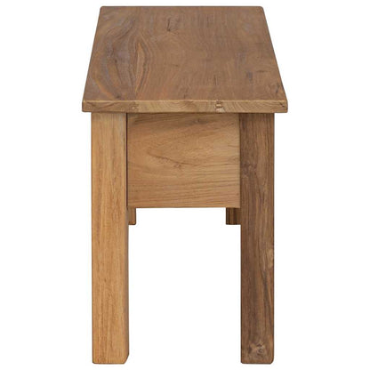 vidaXL Hall Bench Solid Teak 90x30x40 cm