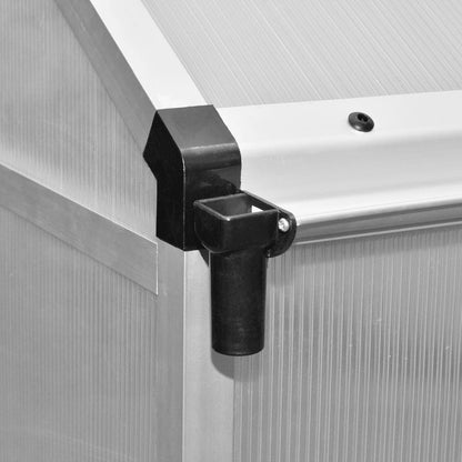 vidaXL Greenhouse Reinforced Aluminium 10,53 m²