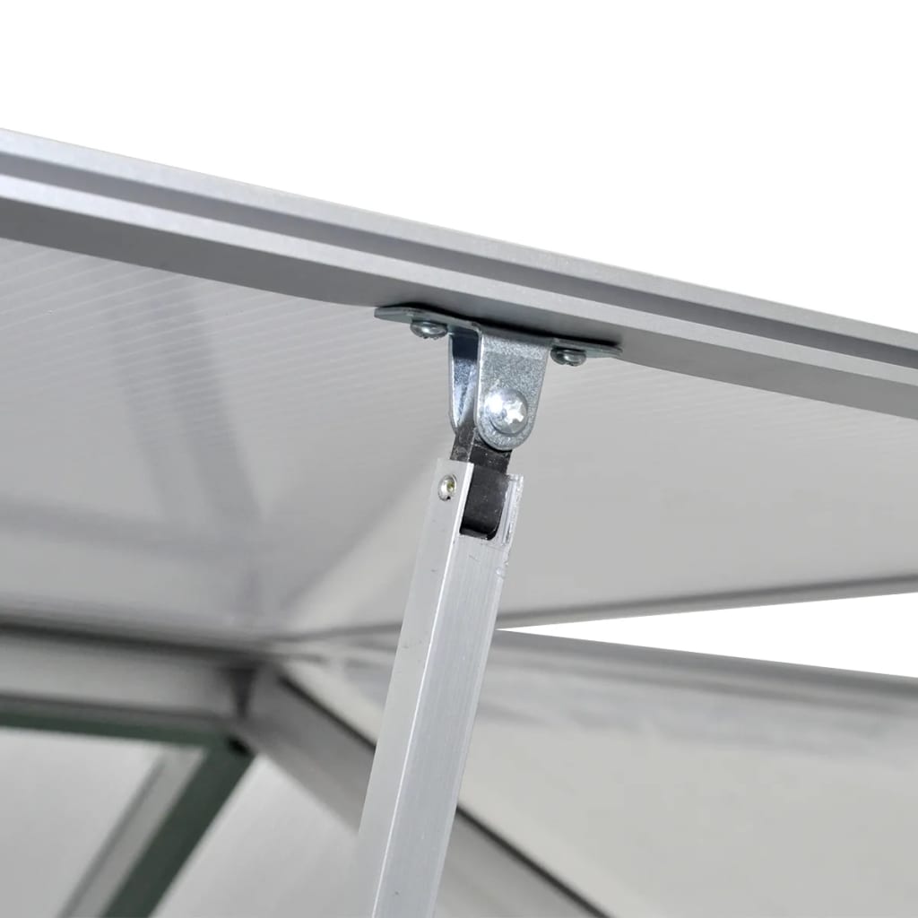 vidaXL Greenhouse | Transparent | Aluminium | Large | UV-resistant materials