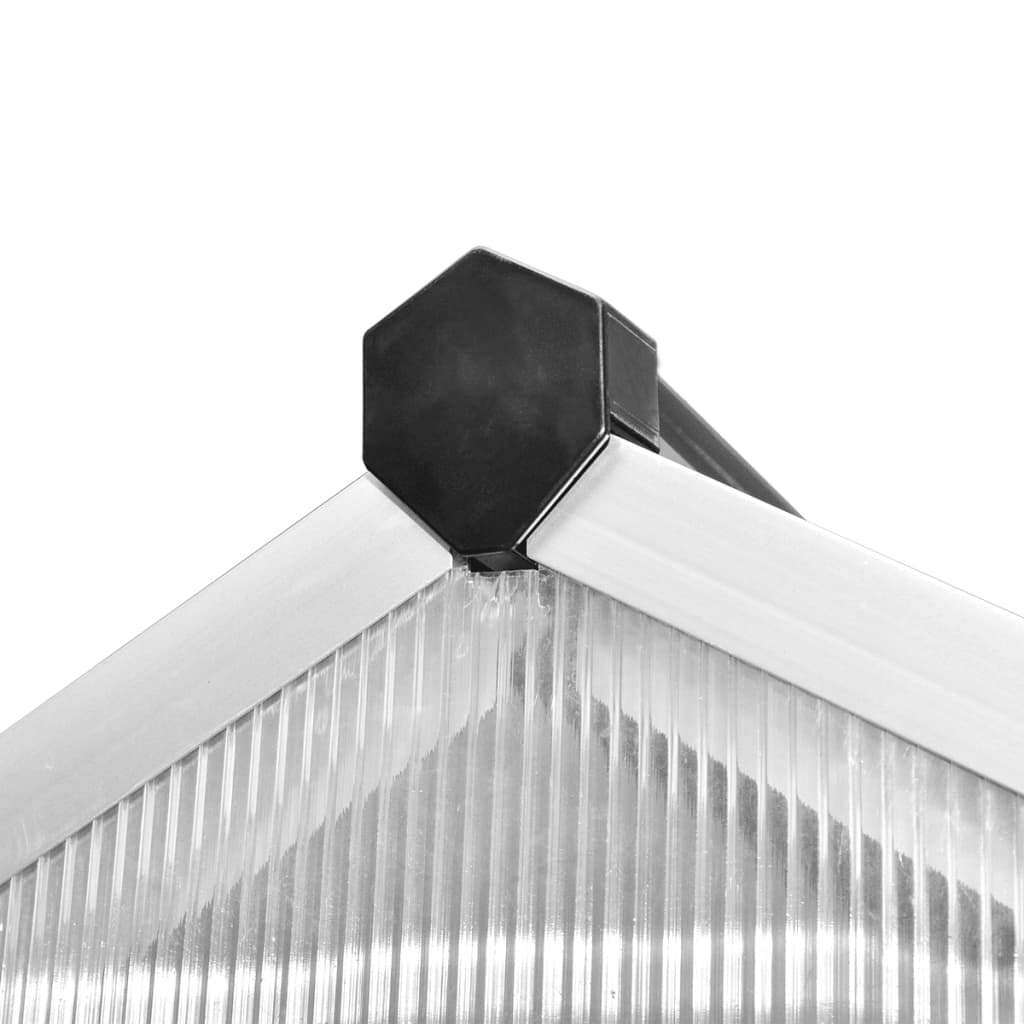 vidaXL Greenhouse | Transparent | Aluminium | Large | UV-resistant materials