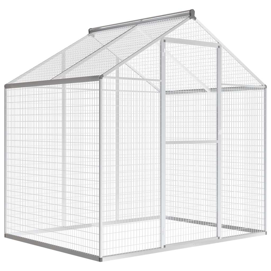 vidaXL Outdoor Aviary Aluminium 178x122x194 cm