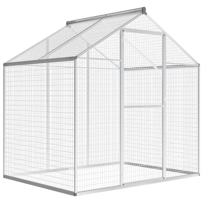 vidaXL Outdoor Aviary Aluminium 178x122x194 cm