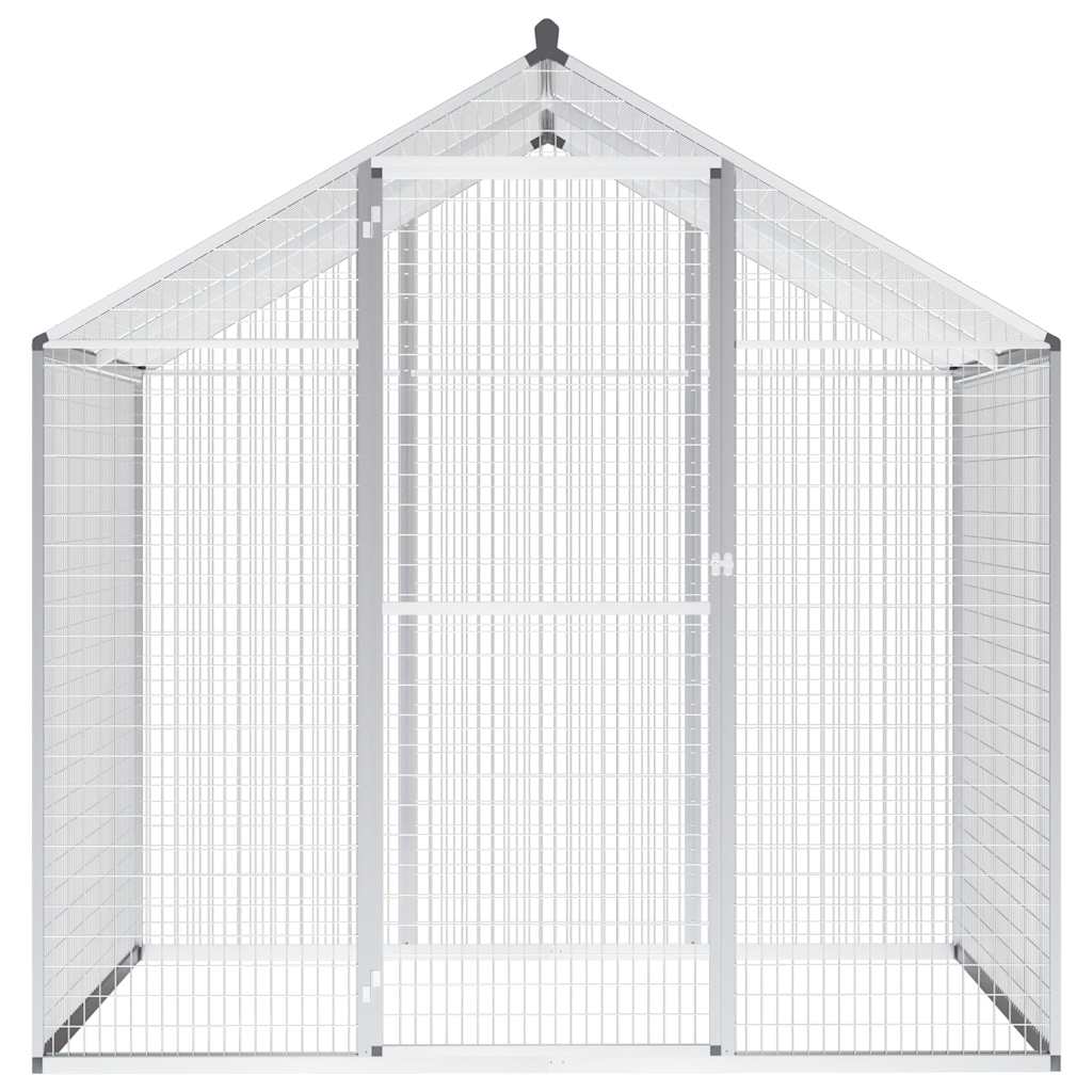 vidaXL Outdoor Aviary Aluminium 178x122x194 cm