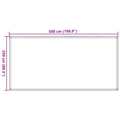 vidaXL Tent Carpet 250x500 cm Anthracite