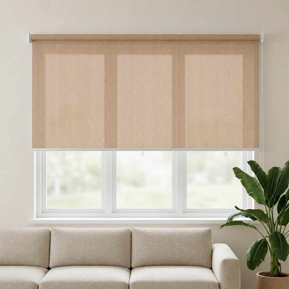 vidaXL Outdoor Roller Blind 125(W)x140(H) cm Beige