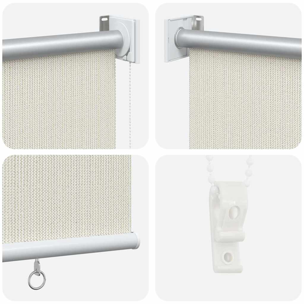 vidaXL Outdoor Roller Blind 405(W)x140(H) cm Beige