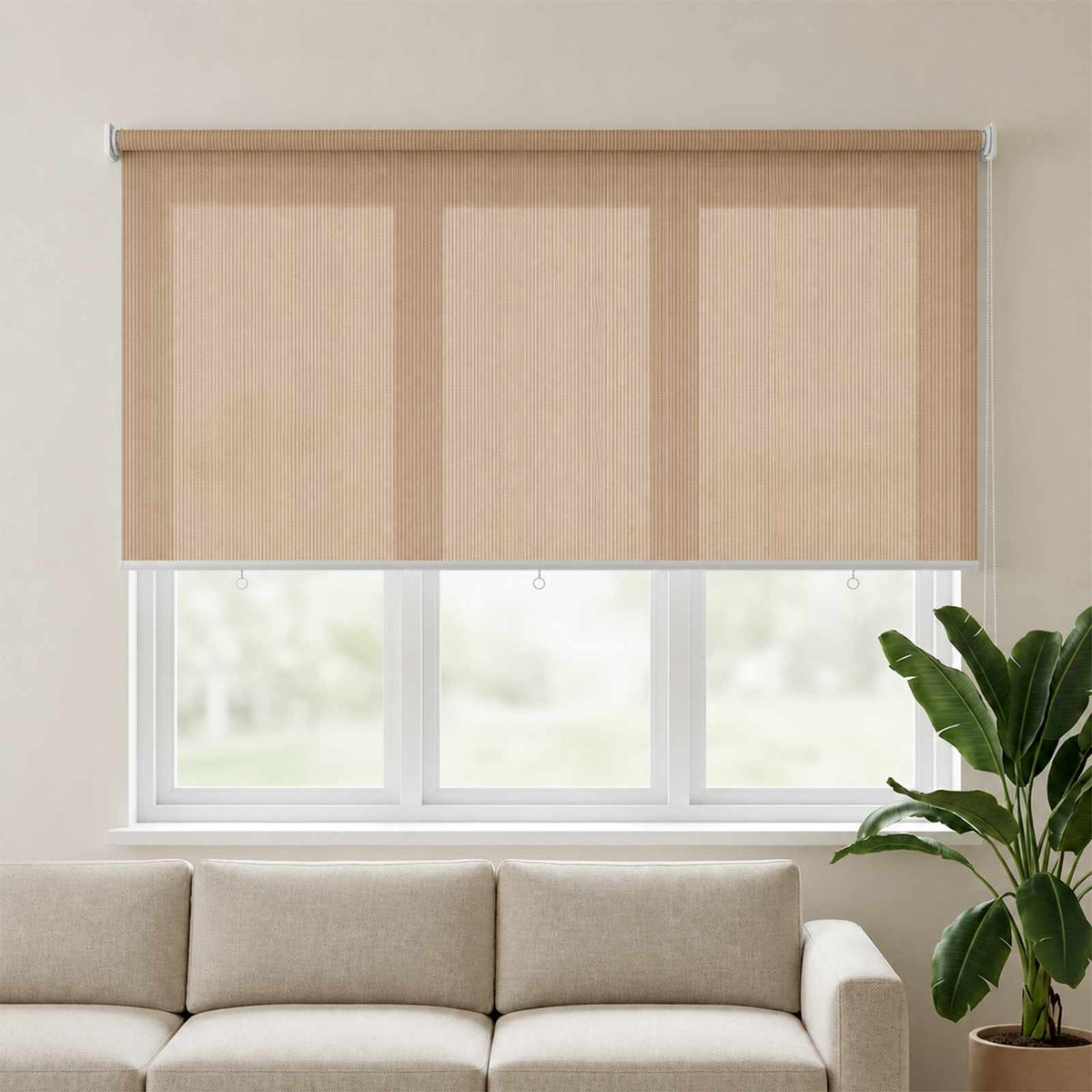 vidaXL Outdoor Roller Blind 165(W)x230(H) cm Beige