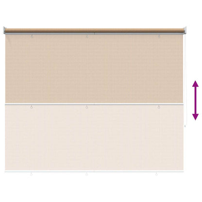 vidaXL Outdoor Roller Blind 165(W)x230(H) cm Beige