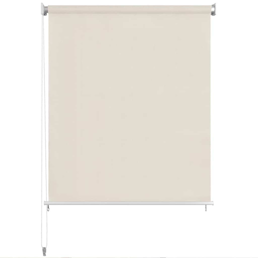 vidaXL Outdoor Roller Blind 105(W)x140(H) cm Cream